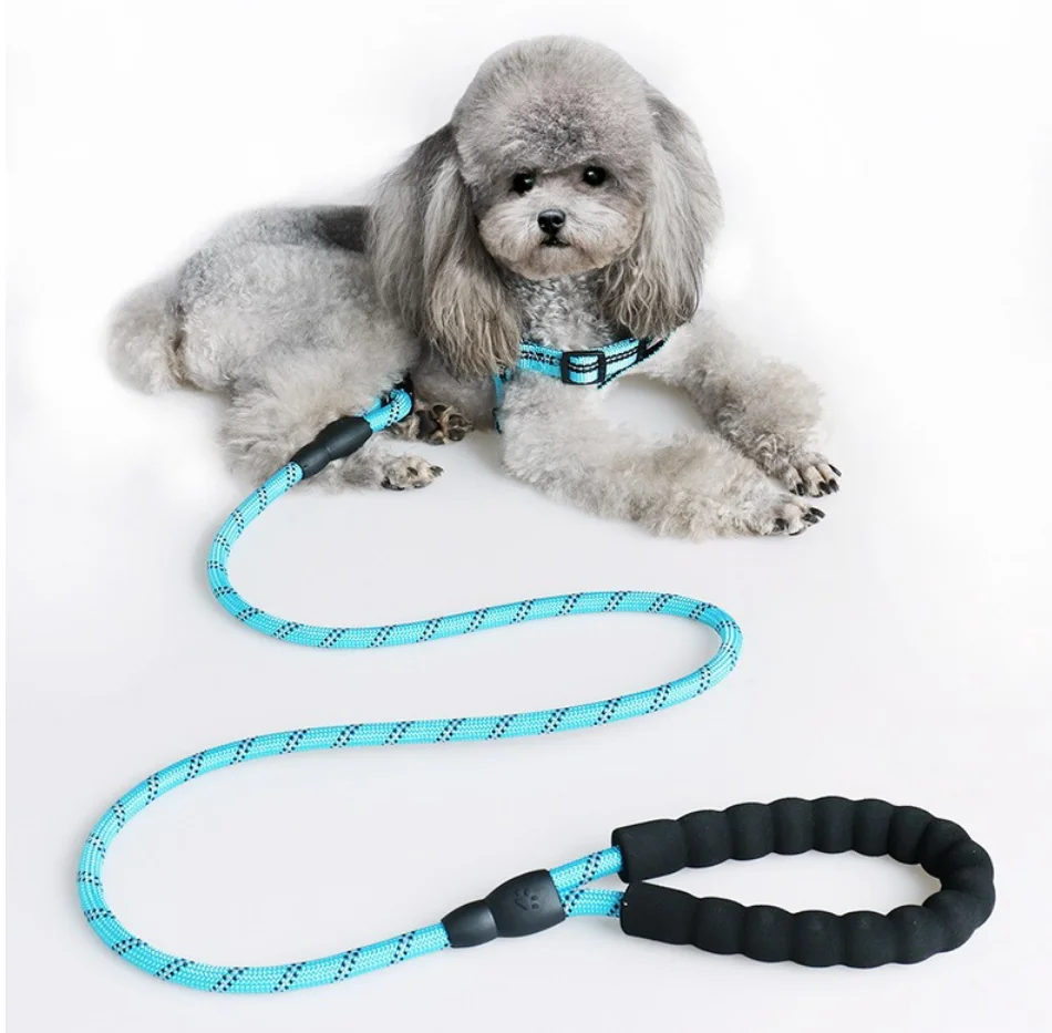 Strong Nylon Dog Leash Labrador French bulldog Harness Leashes Reflective Training Safety Dog Leashes Ropes