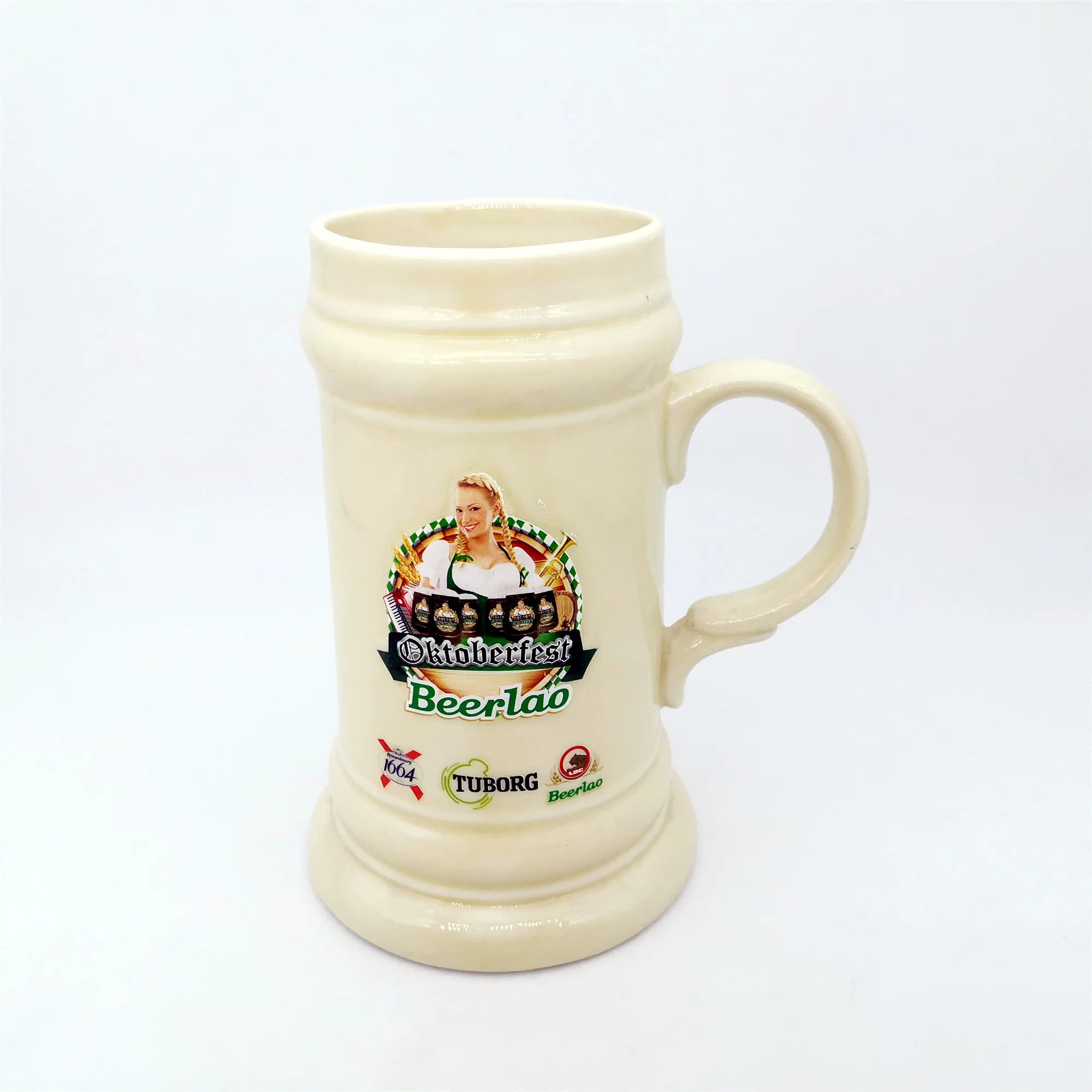 
Wholesale custom size ceramic tumbler beer mug 