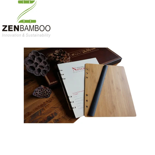 Simple Styled Bamboo Notebook Craft Notebook for Gift