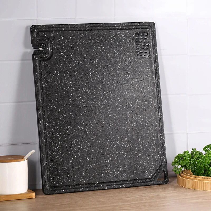 Double-sided Square Cutting Board Mildew-proof Straw Cutting Board No Residue Cutting Kitchen Cutting Board