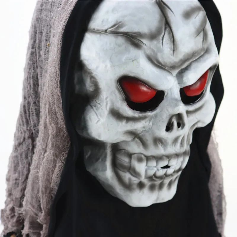 New Type PVC Horror Skull Full Head  Mask For Adults Cosplay Halloween Mask Party