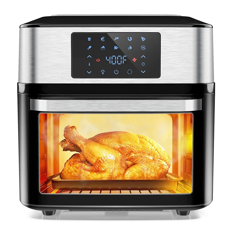 1800W XXL Family Size 16L 18L Air Fryer Dehydrator Rotisserie Toaster Oven  10 in 1 Multi Function Digital Air Fryer Oven