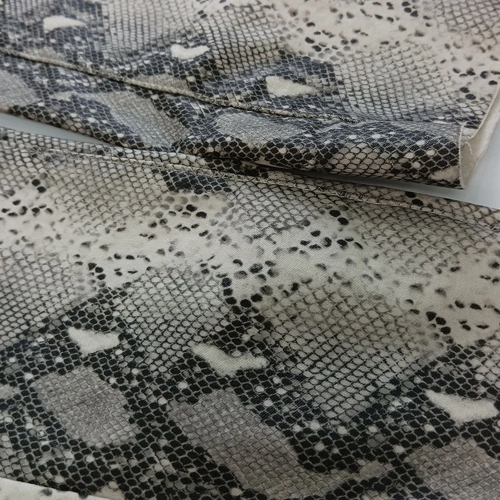 cheap price 7.9 oz slub black white denim fabric for jeans