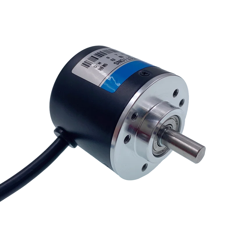 Новый дизайн, инкрементный поворотный кодировщик AB, двухфазный 600ppr, диаметр 38 мм, вал 6 мм, кодировщик