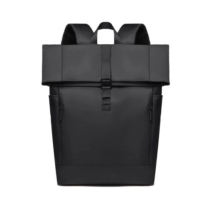 Manufacturer Custom Logo Ecofriendly Recycle Material Outdoor Sport Roll Top Backpack Unisex Roll Up Travel Backpack