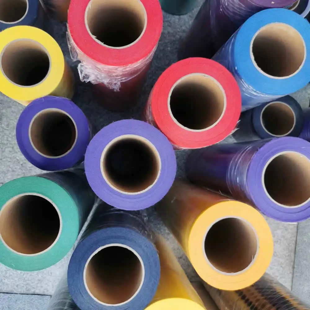 TBT2091601B Adhesive Backing  Tackle twill  fabric  for Laser Cut Letters for Sports uniform