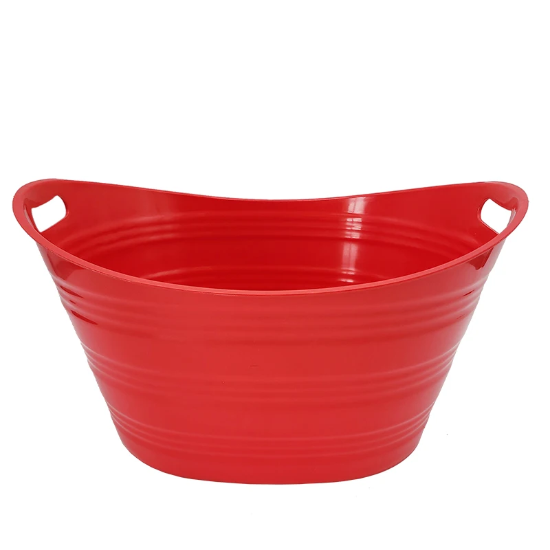 18L factory iml price hot sale plastic ice tub PP plastic material custom bar double wall ice bucket wine cool