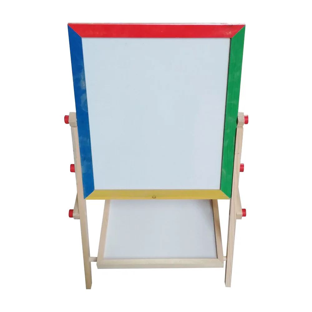 Adjustable Learning Tower Tabletop Easel Montessori Wooden Frame Desktop Easel With Magnetic Whiteboard blackboard for kids