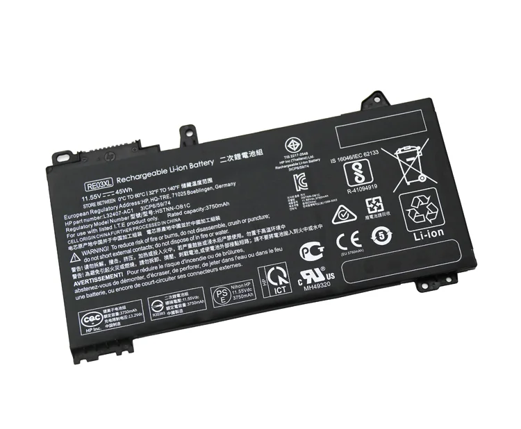 Brand new RE03XL laptop battery for Hp Probook 440 G6 445 G6 7.6V 62Wh HSTNN-OB1C wholesale price litnium ion batteries