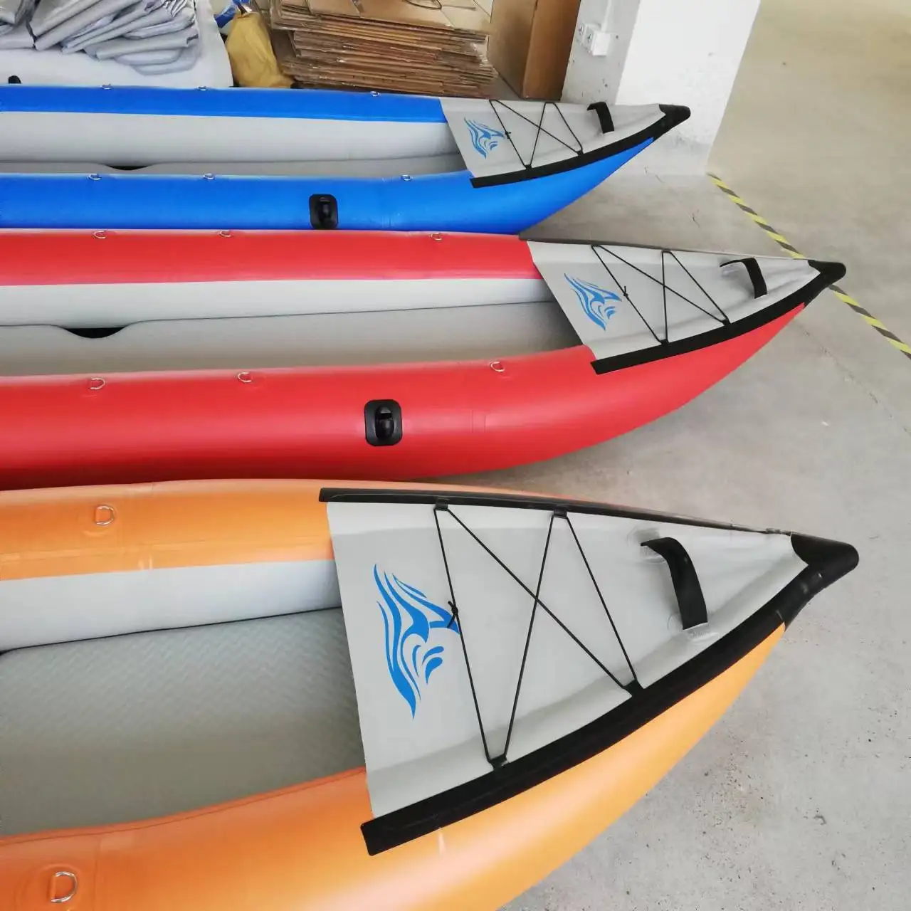 Sit on Top Foldable Pvc Canoe Fishing Inflatable Kayaks for 2 Person