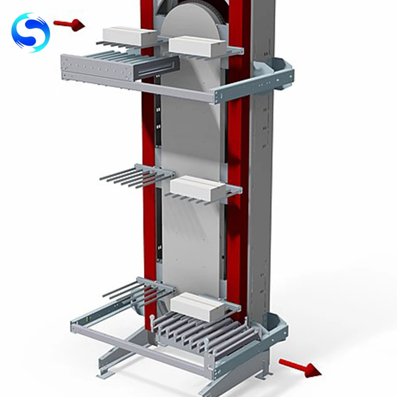 Customized high efficiency continuous conveyor finish product conveyor vertical conveyor system
