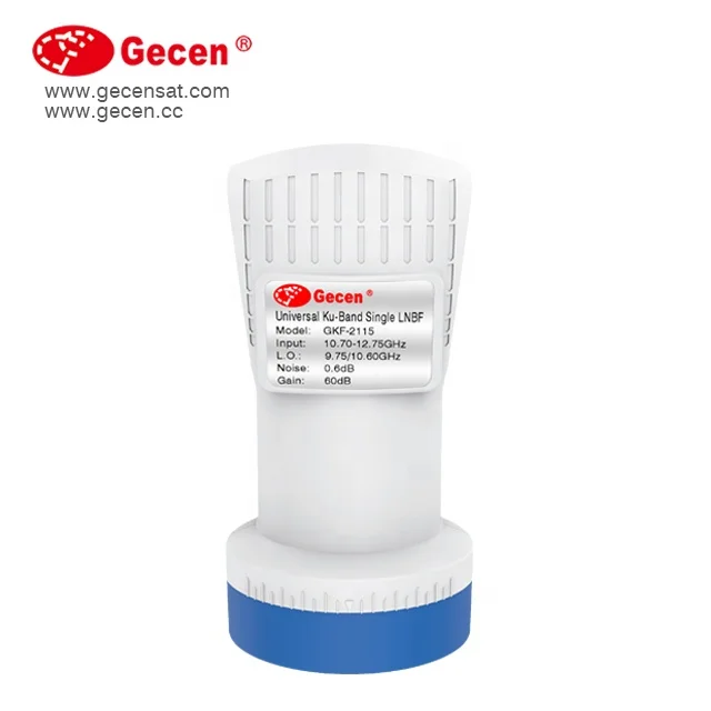 GKF-2115 high quality universal ku band single LNB LNBF For Satellite tv receiver