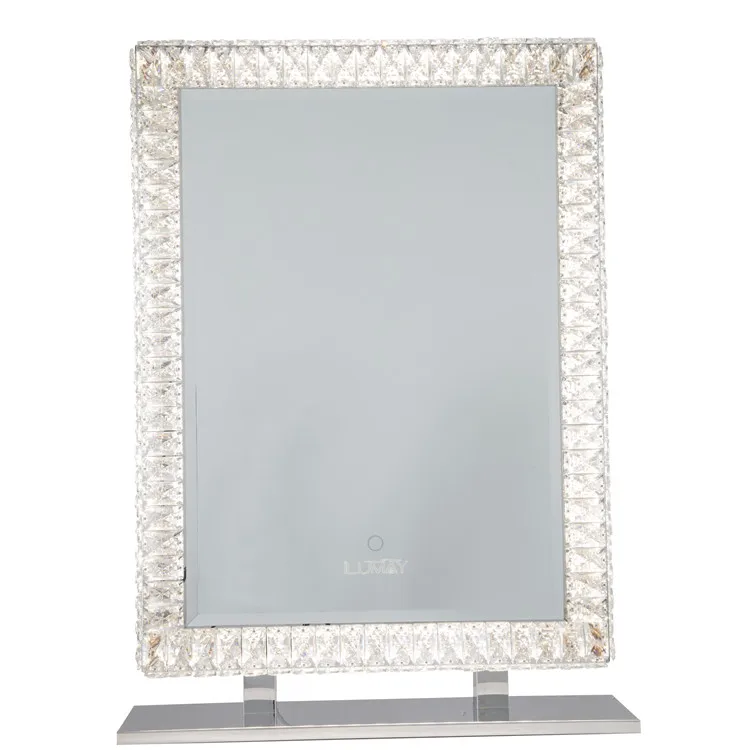 ILUMAY Luxury crushed diamond makeup vanity mirror