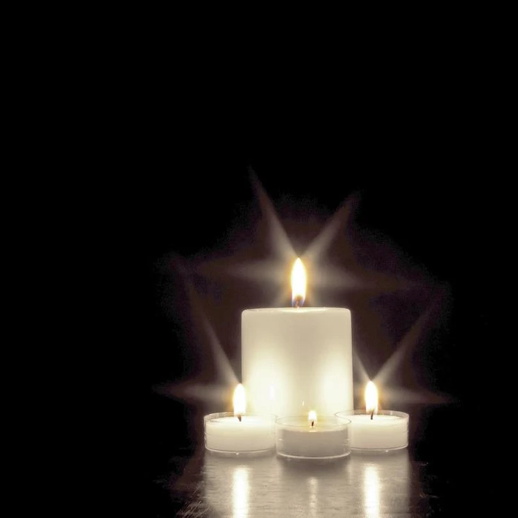 Candle Factory Pointed Top Pure White For Praying Pillar Candle