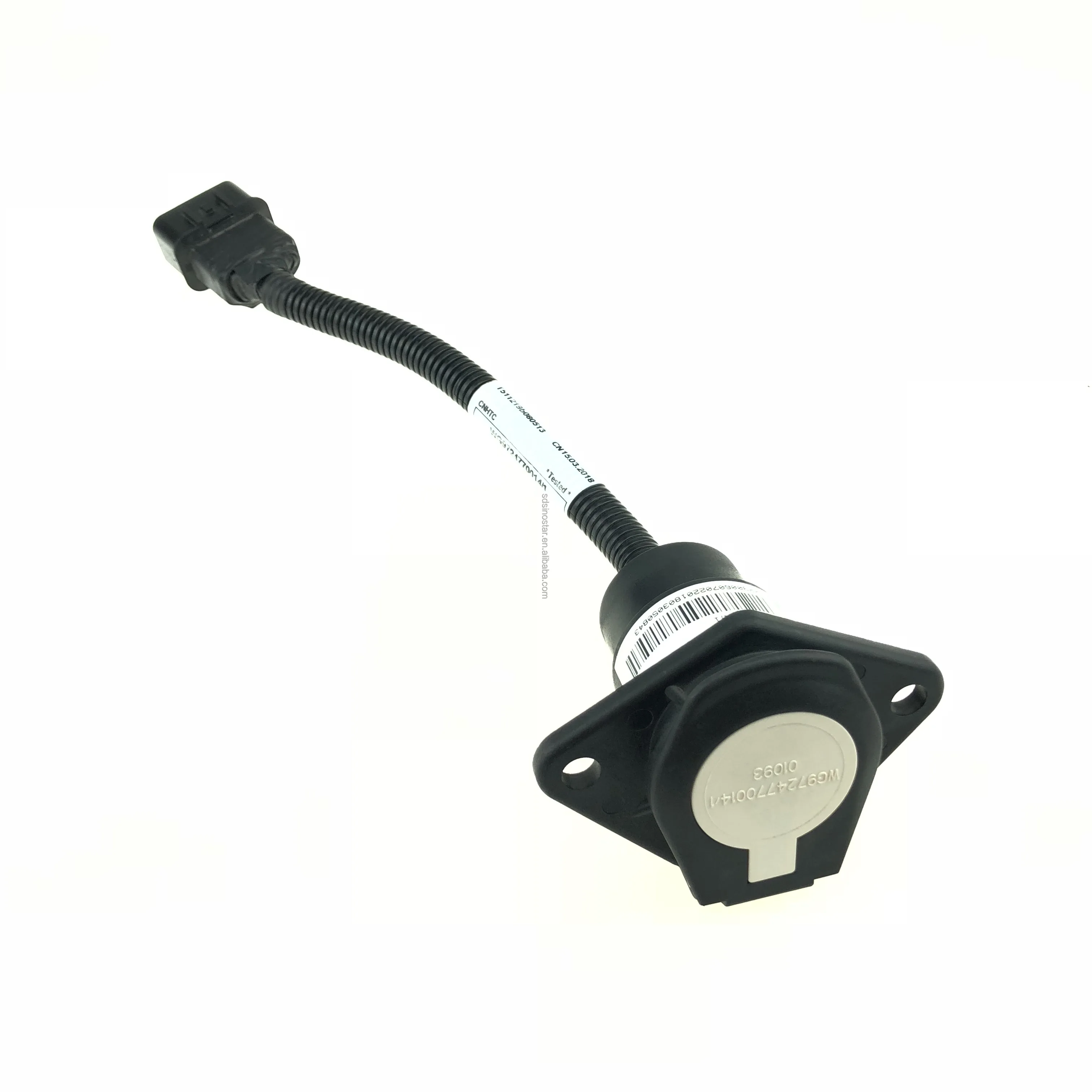 Truck 7 core 7 pin Trailer wiring plug WG9724770014 with competitive prices