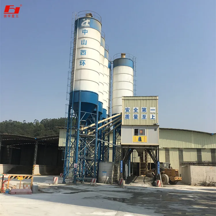 Mandatory concrete mixer electronic automatic batching belt conveyor HZS90 concrete mixing plant