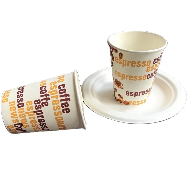 Raw Material Making 4Oz 8Oz Paper Cup For Tea With Logo