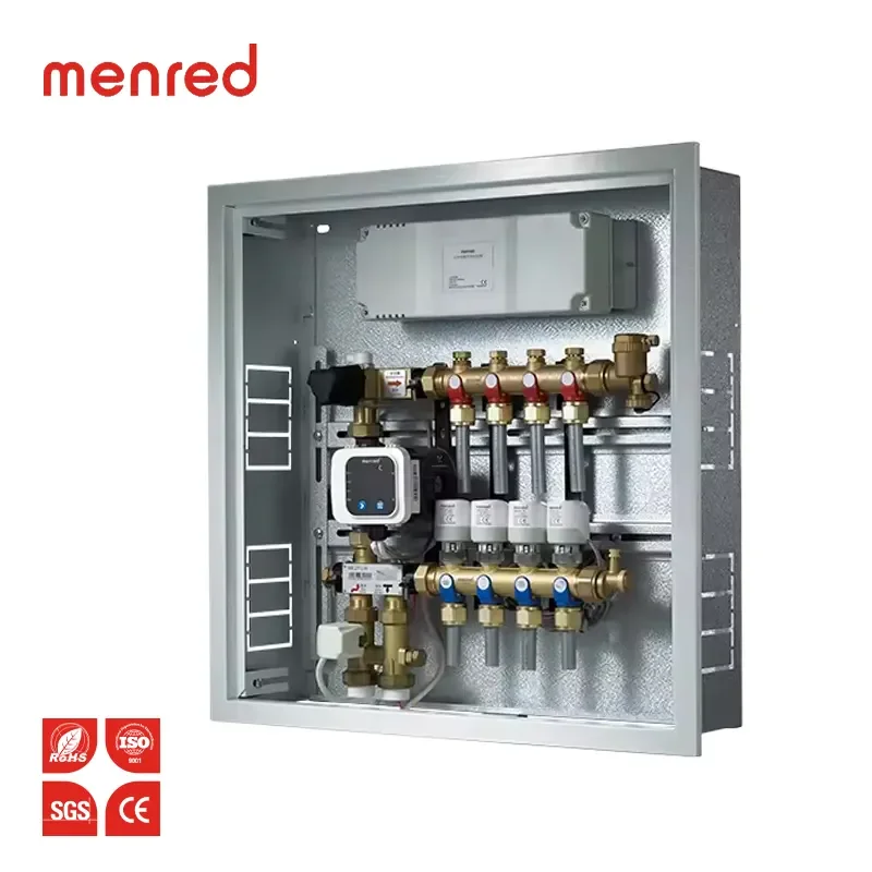 Menred Underfloor Floor Heating System Radiant Heating Manifold Cabinet