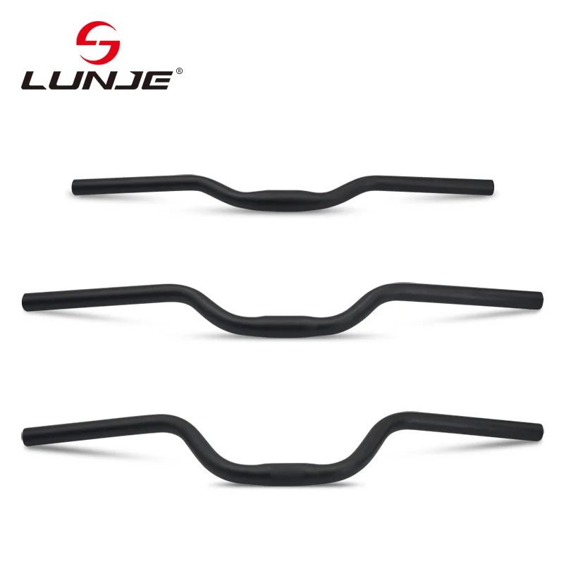 LUNJE Bicycle parts U-shaped Handlebar Aluminum alloy small Swallow handle Folding bike handlebars