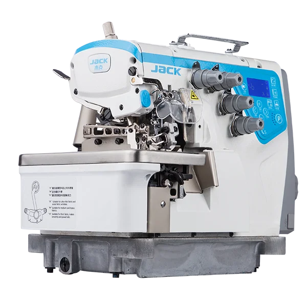 Электрическая легкая и тяжелая быстрорегулируемая Автоматическая оверлочная машина Jack C5, промышленные швейные машины