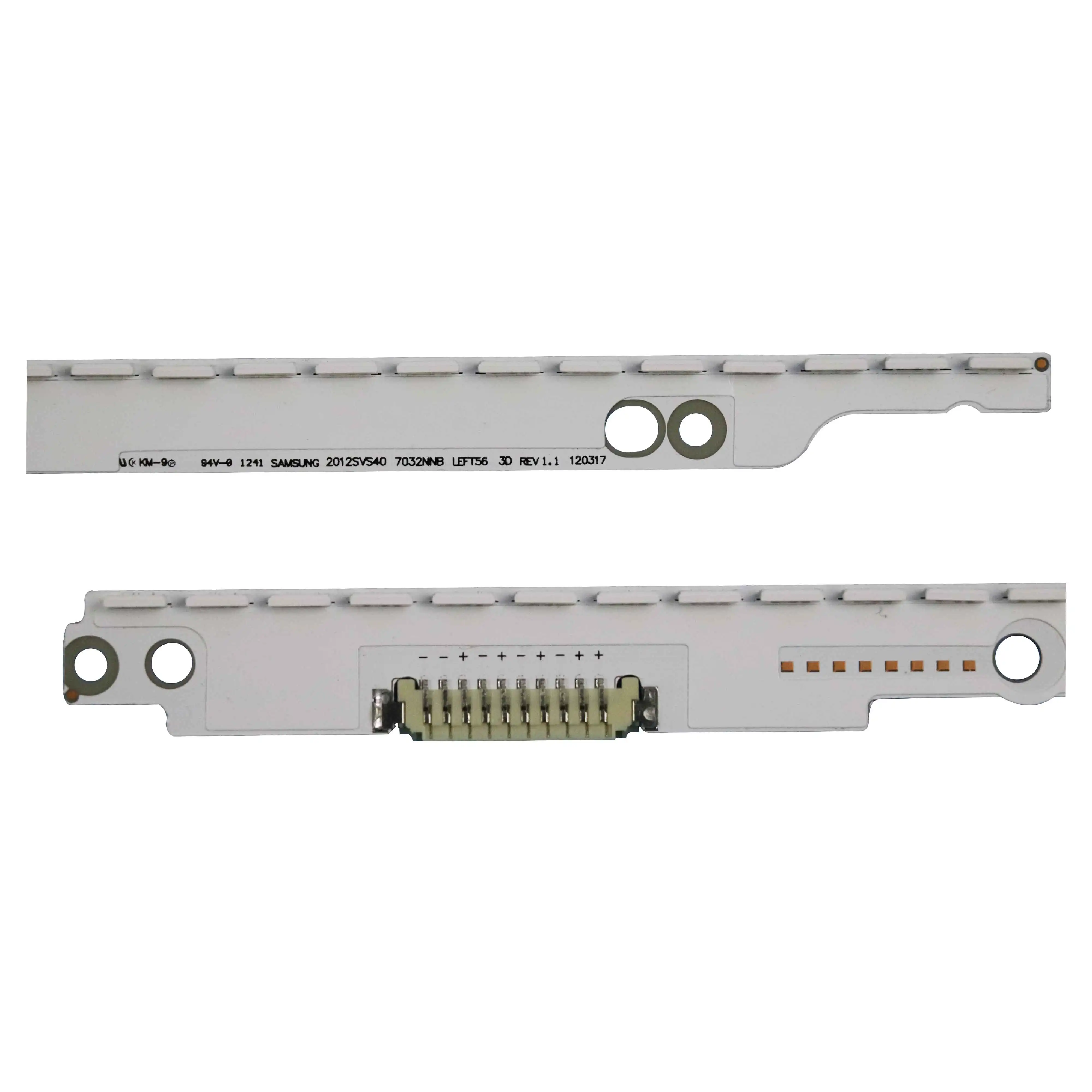56lamps LED Strip Light 2012SVS40 7032NNB LEFT56/RIGHT56 3D REV1.1 for Samsung UE40S5500 UA40ES6100J UE40ES5500K UE40ES6100W