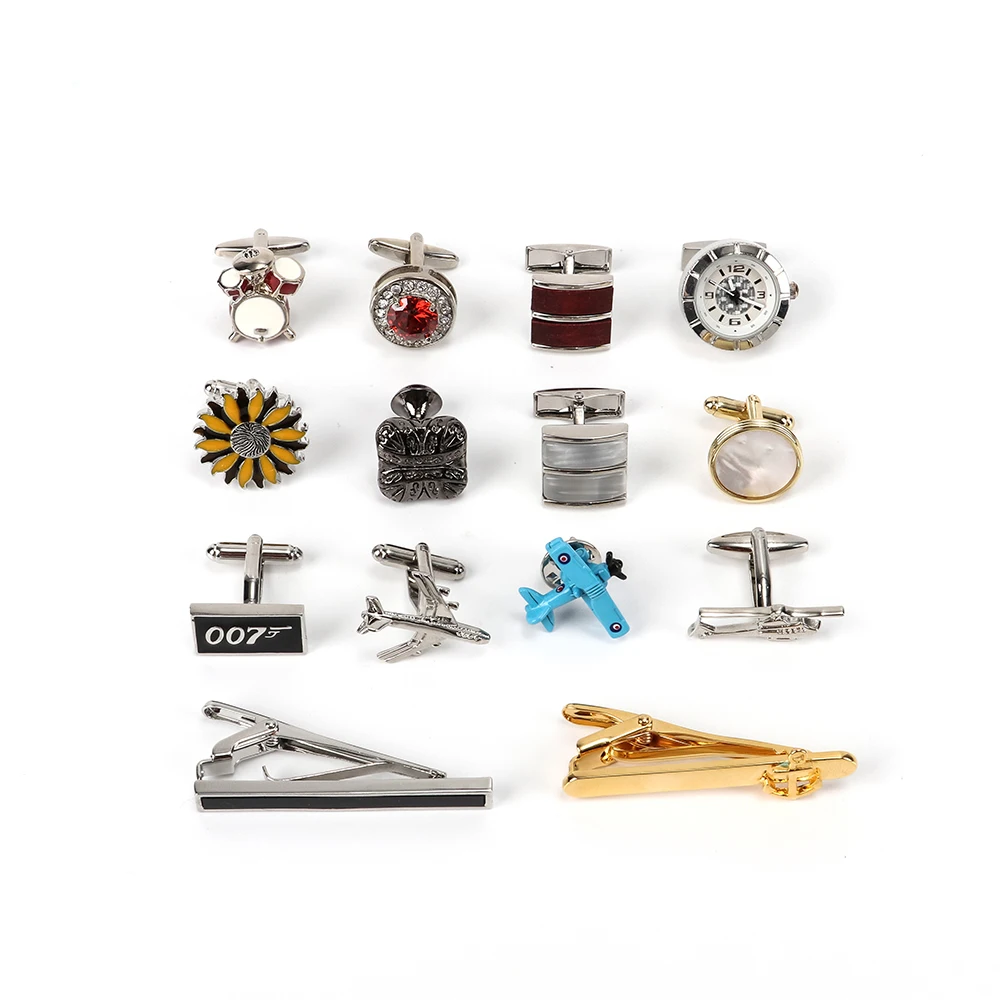 Personalized Rose Gold Sterling Silver Men Round Letter Shirt Cufflinks