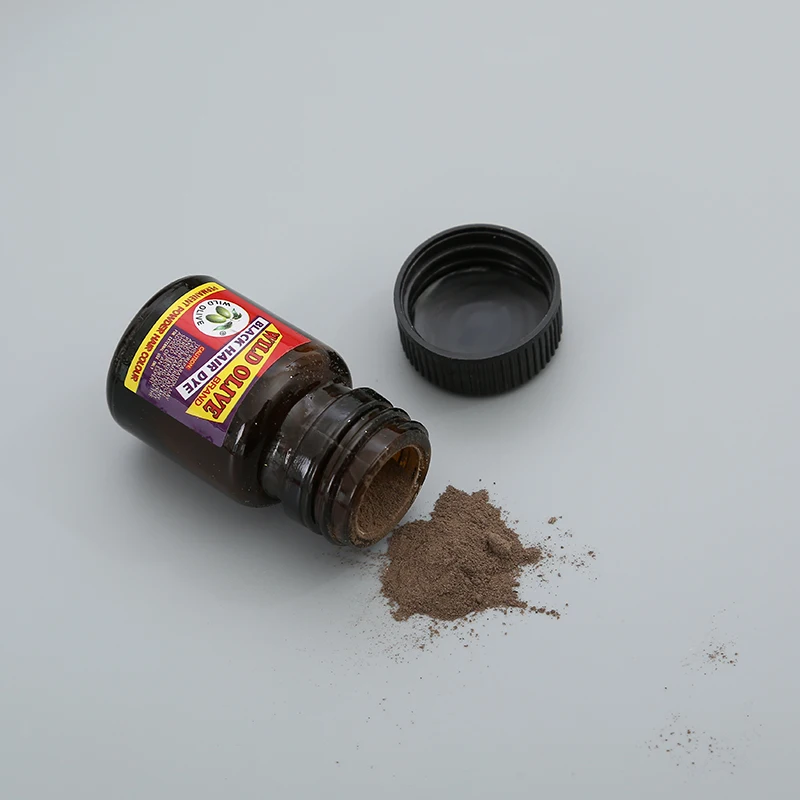 Private brand hair dye manufacturer 4.5g brown powder semi-permanent powder for dyeing hair and tattoo