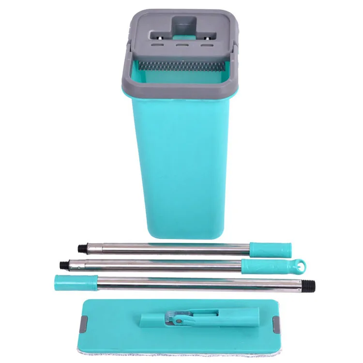 360 Degree Rotation Flat Squeeze Mop Bucket Hand Free Wringing Floor Cleaning Microfiber Mops Mop With Spin And Bucket
