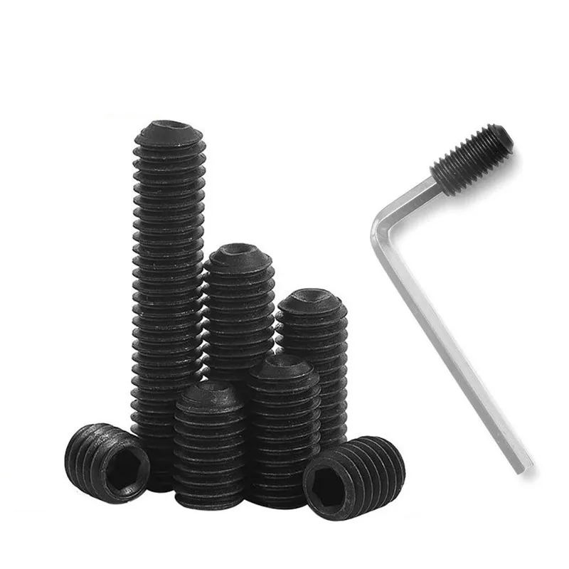 DIN916 Hexagon Socket Set Screw With Flat Point Grub Screw