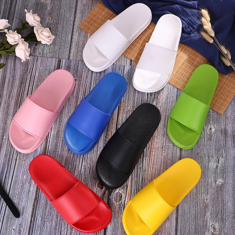 Designer mens casual outdoor slippers wholesale custom logo sandals pvc slippers for men low prices