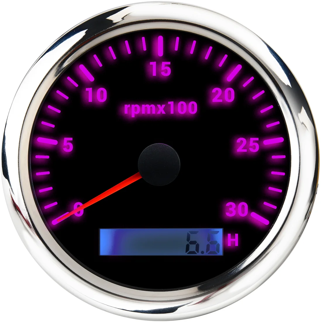 Diesel rpm 3 cylinder tachometer