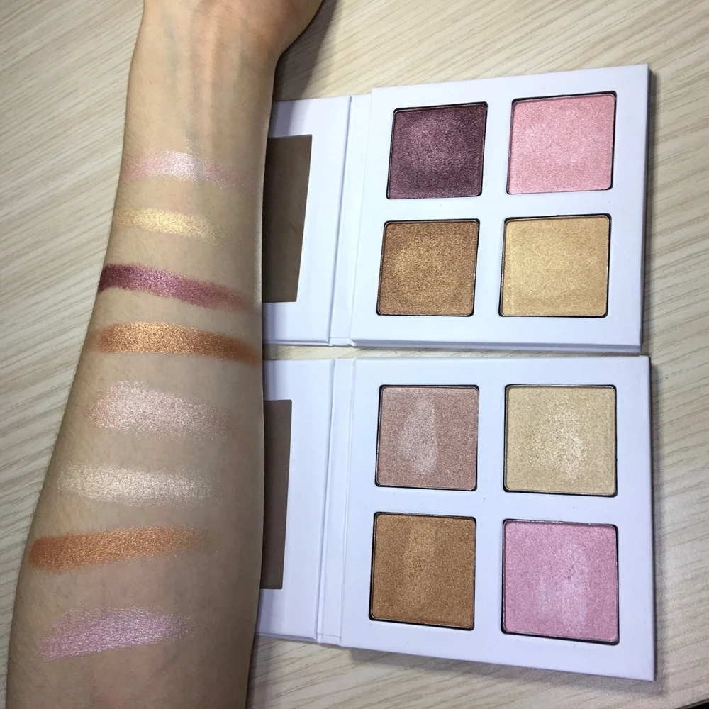 
Pressed Powder Profession Custom Shimmer Matte Highlighter Palette Private Label Contour Blush Eyeshadow Makeup Palette 