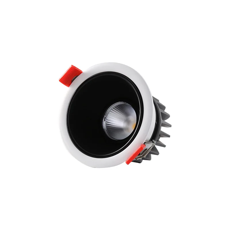 High Lumen 7-20W SMD Cob round Recessed LED Downlight Adjustable for Hotel Ceiling Install 3000K/4000K Color Temperatures