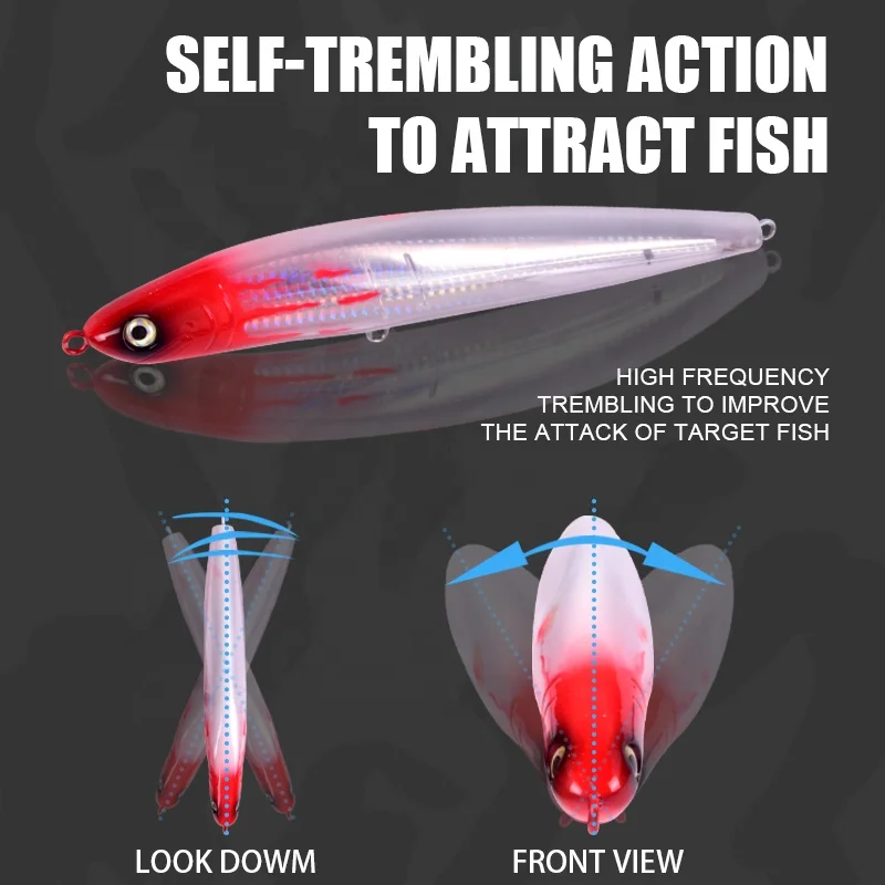 Stick Bait Japan Artificial Hard Fishing Lure Swim Floating Minnow Lure Big Game Pencil Lure Jig Tuna Bait Fishing Accessories