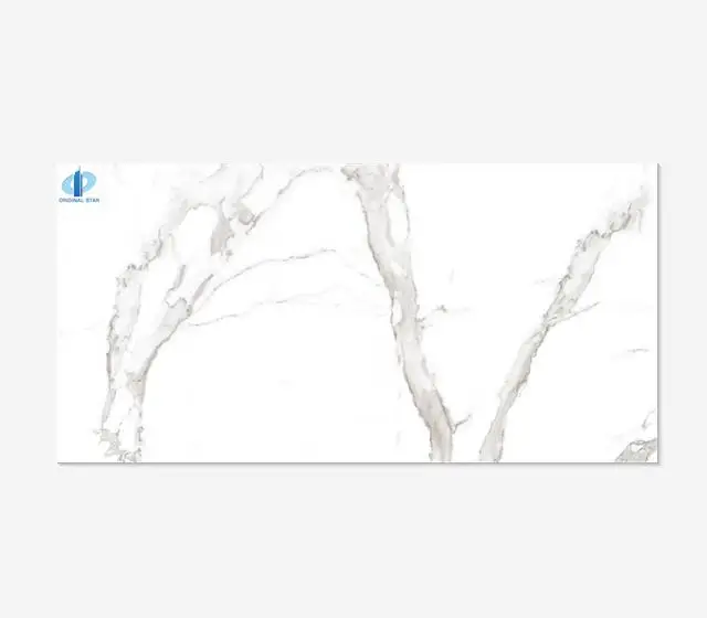 Полированная фарфоровая плитка Foshan, серая глазурованная керамическая плитка для гостиной, ванной, размер 60x120 см