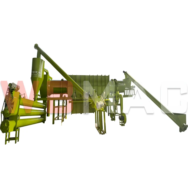 Continuous eucalyptus bark charring furnace Continuous coconut wire carbonizing furnace Continuous straw charring furnace