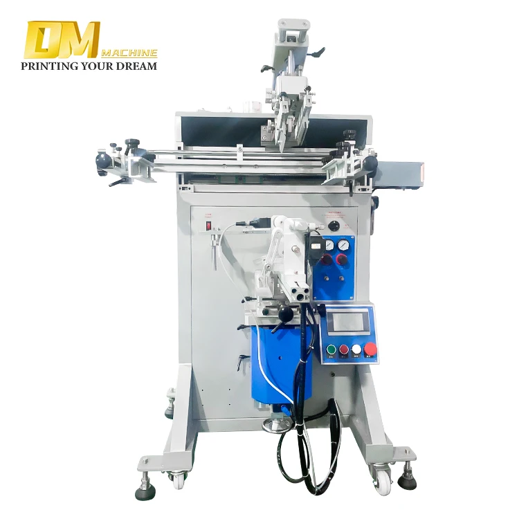 Manufacture hot selling customized logo semi automatic screen printing machine plastic cup bottle