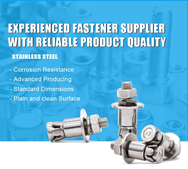 SS304 SS316 анкерный болт из нержавеющей стали