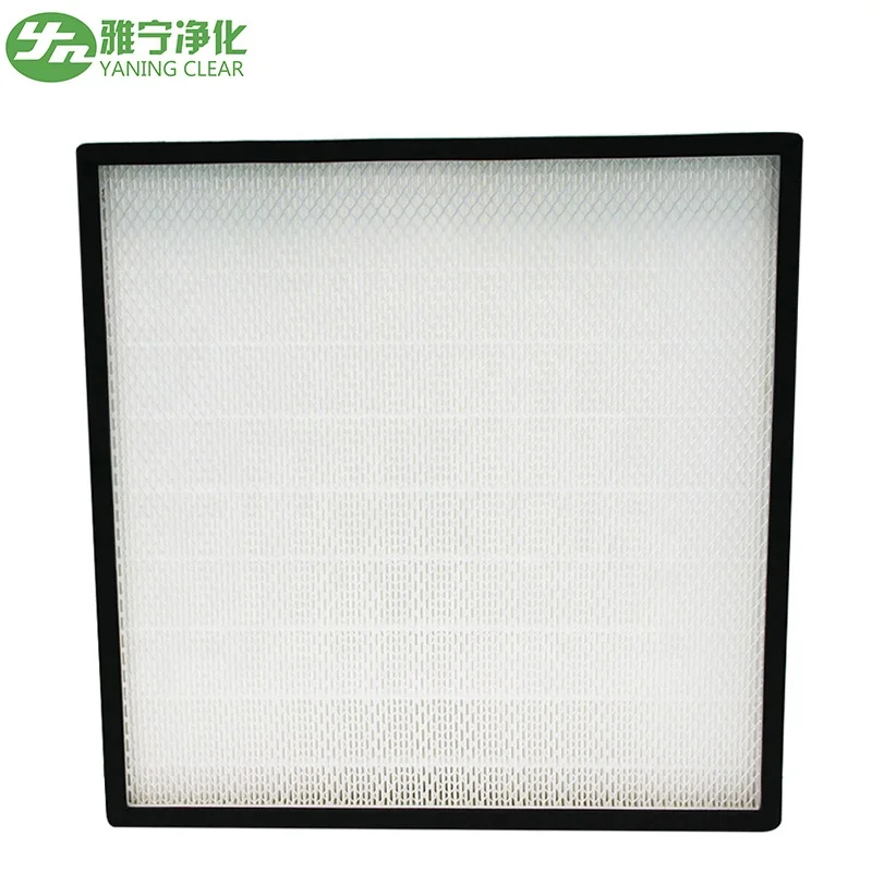 HEPA Filter H13 H14 Customized HVAC Air Filters  Air Condition Pleated HEPA Air Filter