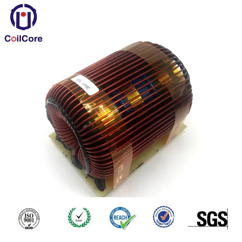 Industrial Power Inductor Toroidal Low Temperature Rise Flat Wire Inductor