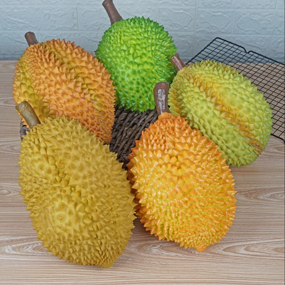 Handcrafted Lifelike Durian Fruit Decoration Authentic Durian Ornament for Home for Christmas New Year Easter Celebrations