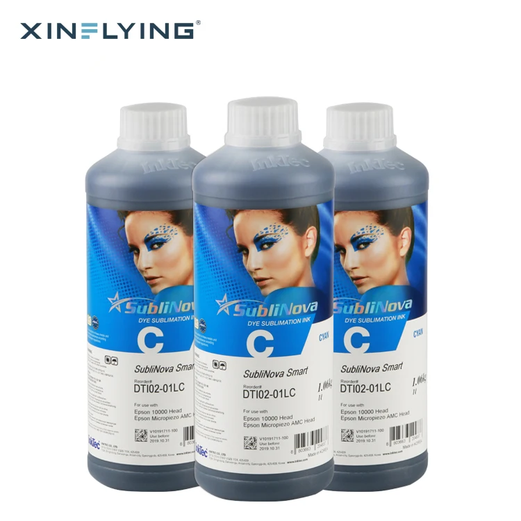 Korea Inktec SubliNova Smart Dye Sublimation printing Ink for DX5 DX7 4720 3200 print head
