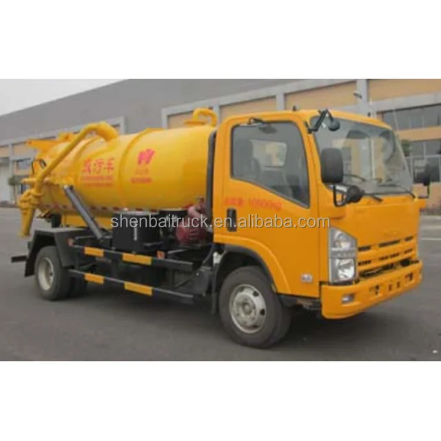 ISUZU ELF NPR 700P 6 куб. М многофункциональные канализационные Фекальные всасывающие автомобильные вакуумные
