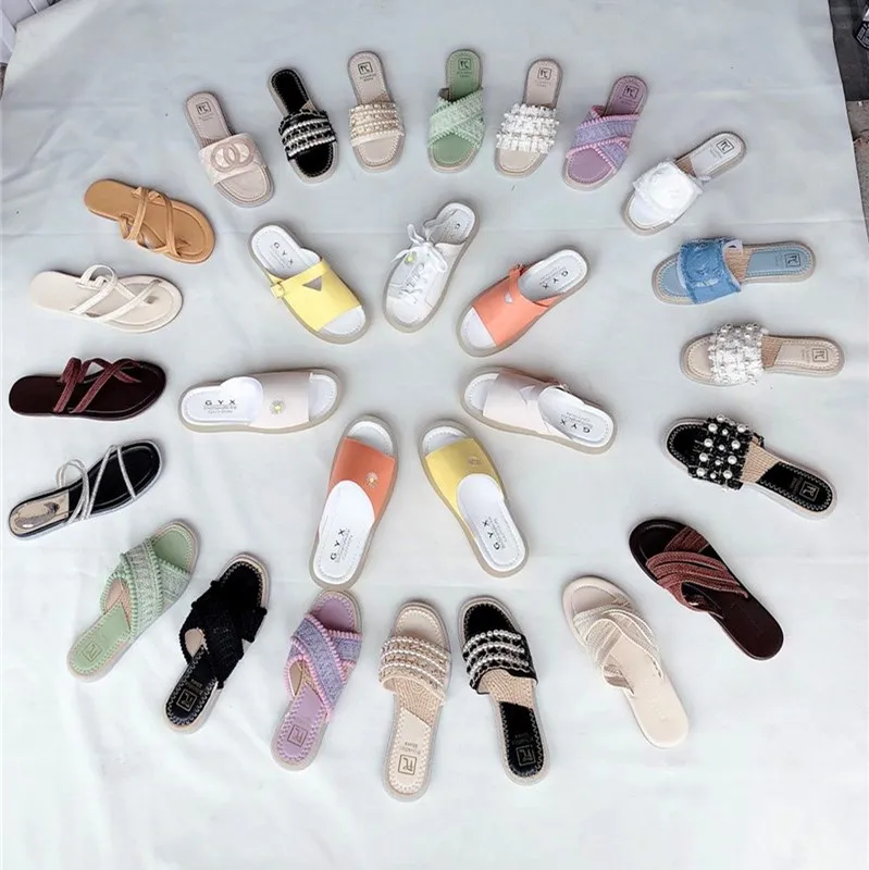 
XH785 Made in China cheap ladies slippers summer sandals of various styles 