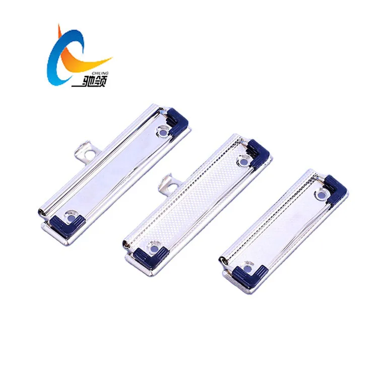 Wholesale High Quality Metal Board Clips With Rubber Corner A4 Document Clipboard Clips