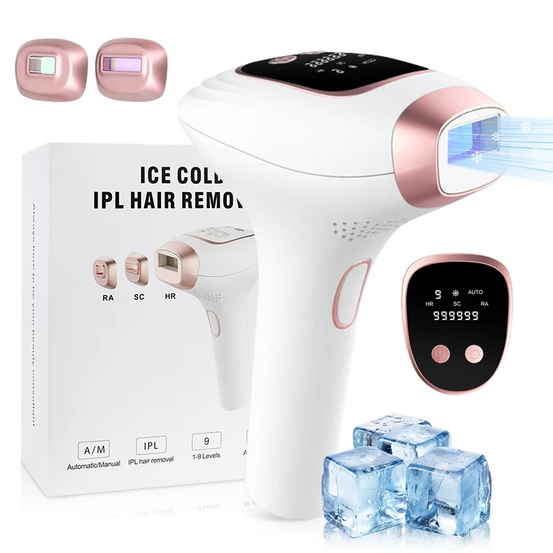 Beauty Skin Care and Hair Removal Device 3 in 1 Portable Laser Epilator Photon Ipl Machine For Pigment Removal Skin Rejuvenation