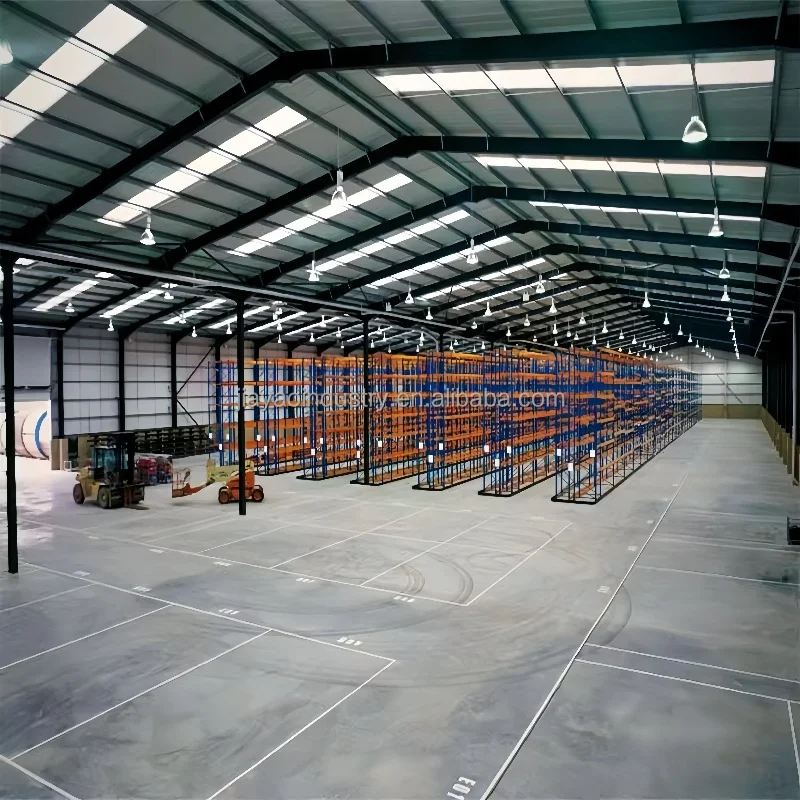 Hot Dip Galvanized Prefabricated Warehouse/Workshop/Aircraft Hangar/Office Construction Material Steel Structure Building