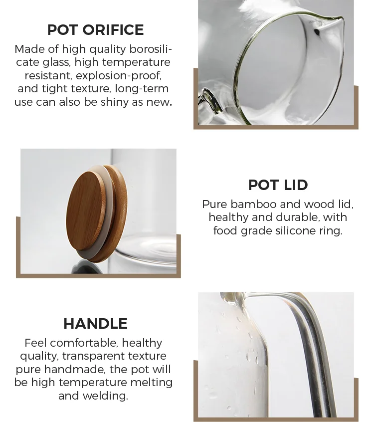 Glass Juice Jug Water Pots & Kettles Drinkware Type Pitcher Jug Sets CLASSIC Transparent Glass