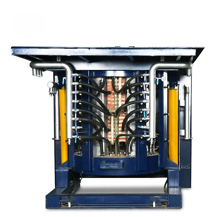 Best quality electric induction smelter steel melting furnace for melting steel cast iron metal