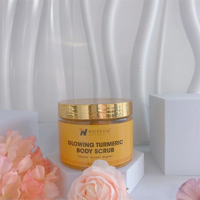 Hot selling pure natural mild whitening turmeric body cream with low MOQ